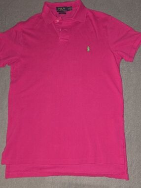 Polo by Ralph Lauren Bright Pink Men’s Polo Shirt